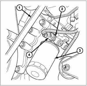 Oil Pressure Sensor Location Dodge Ram 4.7L